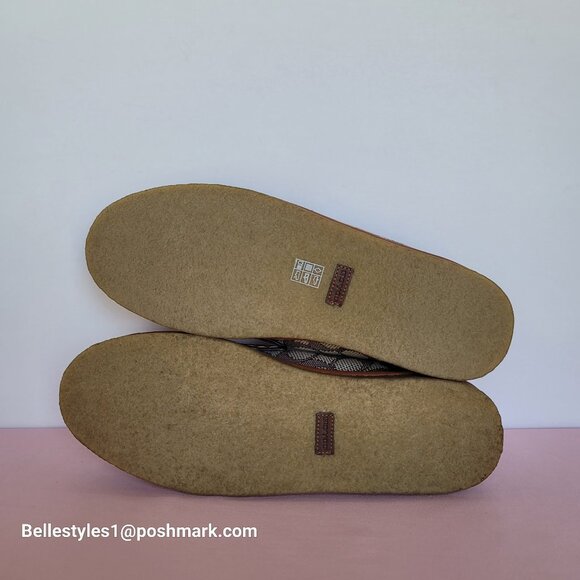 COACH Forest Slipper In Signature Textile Jacquard & Leather-Women’s Size 9B ⭐ - Picture 12 of 16